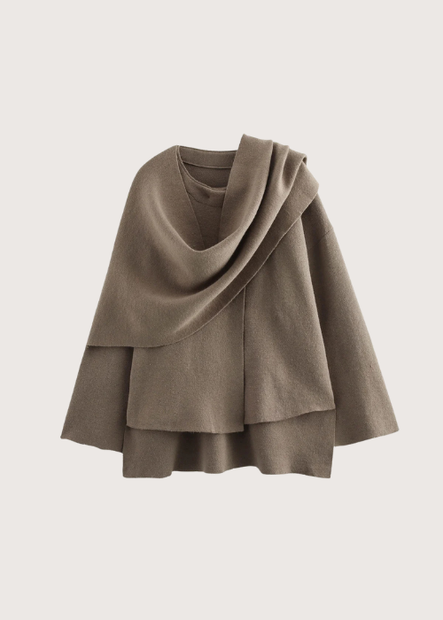 Ortegua Cape Jacket brown