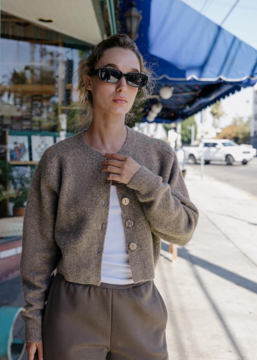 Hafney Cardigan brown